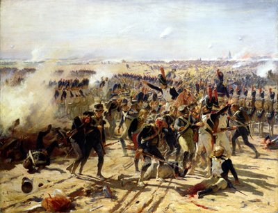 エスリングの戦い、1809年5月 作： Fernand Cormon